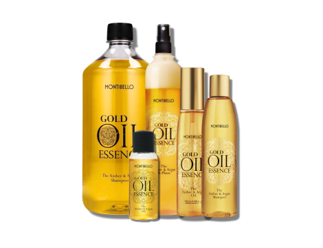MONTIBELLO GOLD OIL ESSENCE olejek bursztynowo arganowy do włosów 30 ml - 3